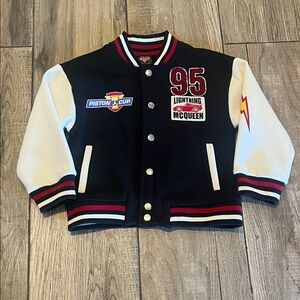 Disney Cars Black and White Jacket with Lightning McQueen